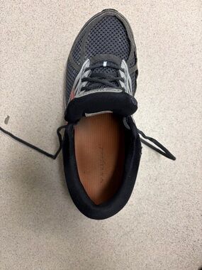 Brooks Men's Athletic Shoe in Black, Gray and Orange